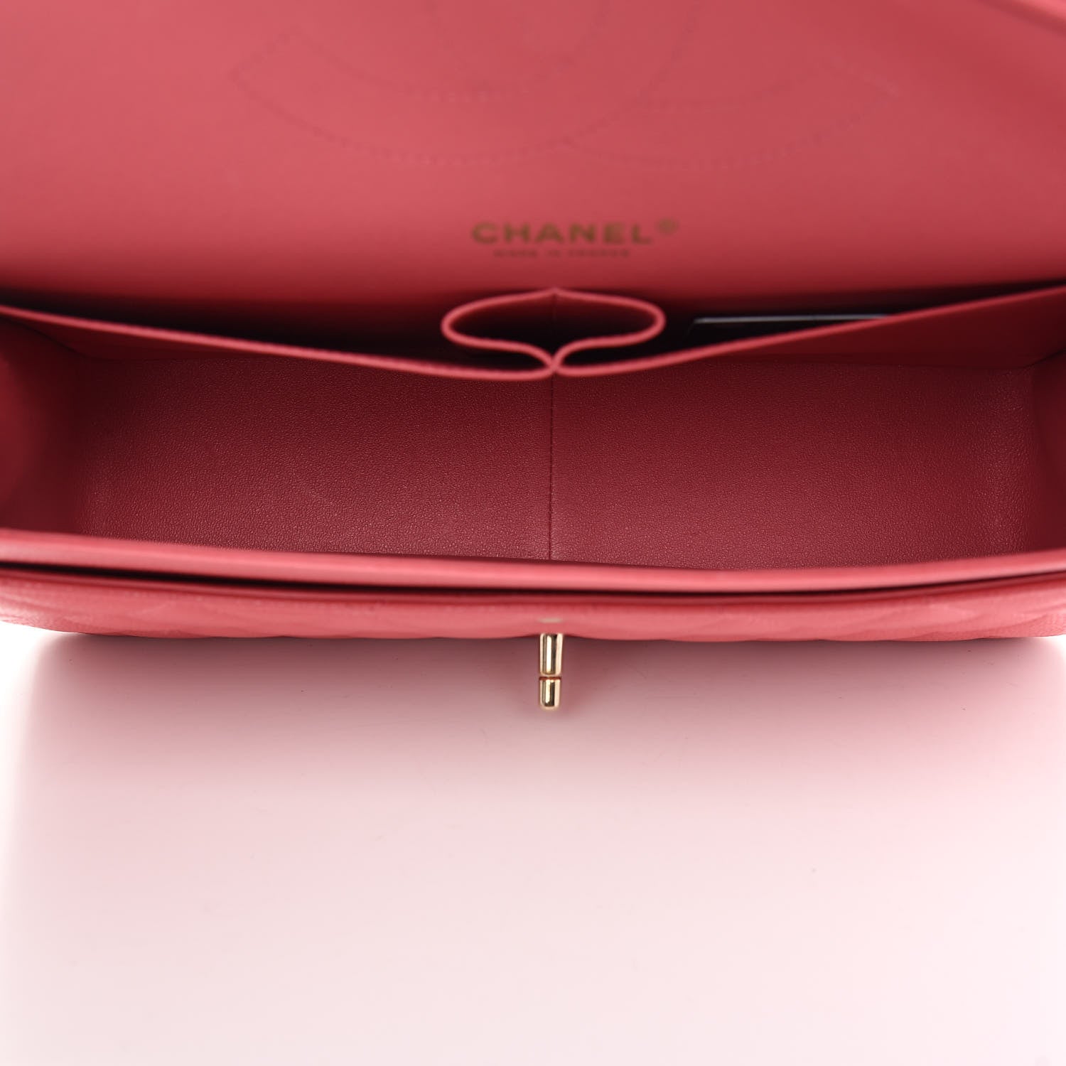 Chanel Caviar Quilted Jumbo Double Flap Dark Pink 5 of 9