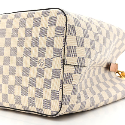 Louis Vuitton Damier Azur Braided Neonoe MM Blue 10 of 12
