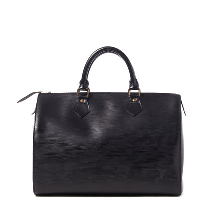 Louis Vuitton Epi Speedy 30 Black 1 of 10