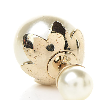 Christian Dior Pearl Mise En Dior Tribal Earrings Gold 5 of 5