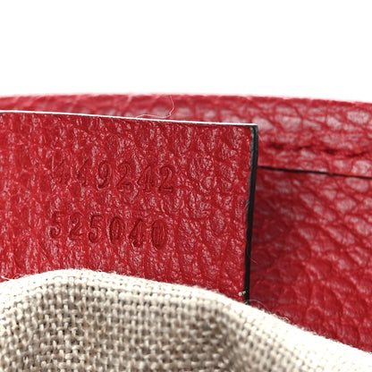 Gucci Monogram Bree Zippered Tote Beige Red 7 of 11