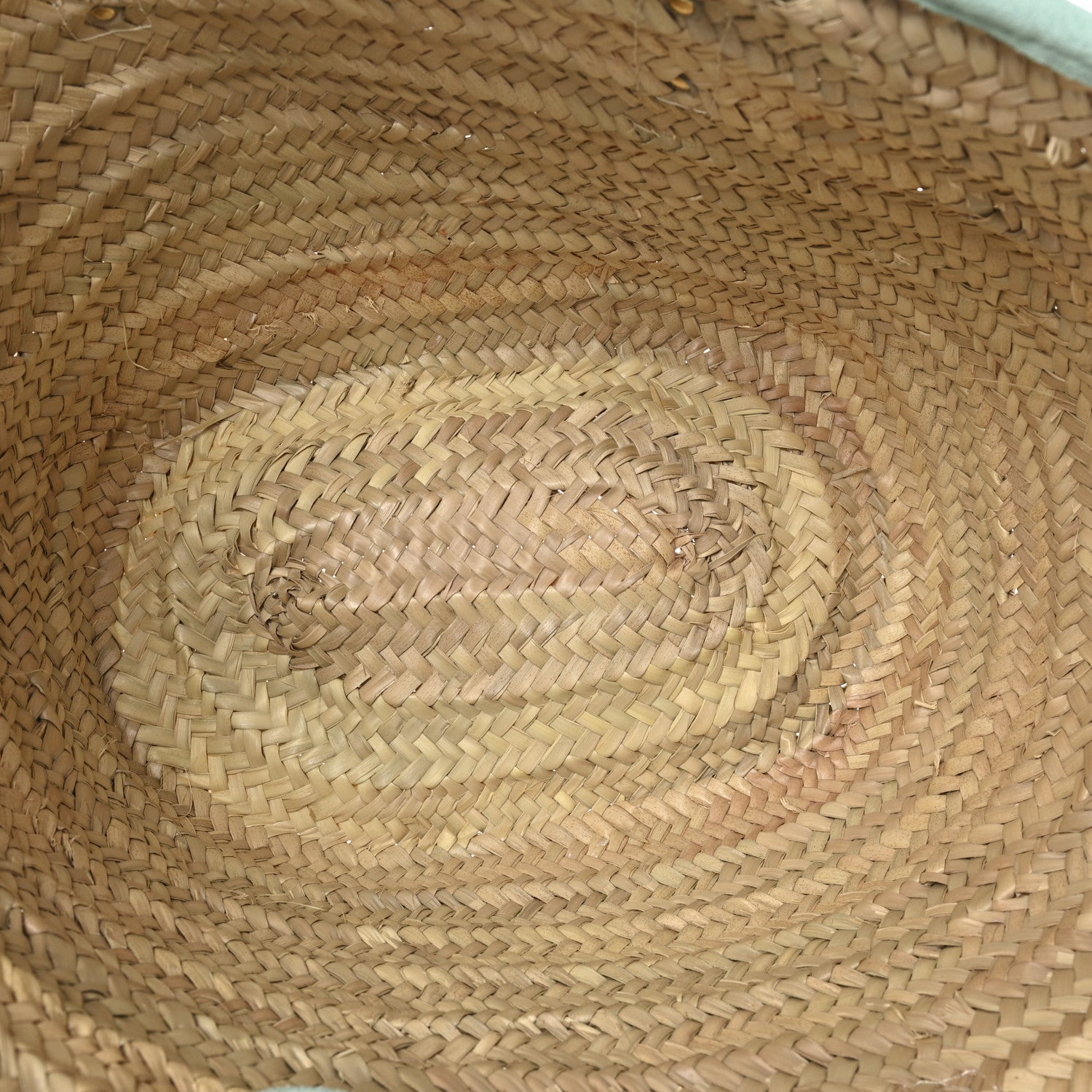Jacquemus Raffia Suede Le Petit Panier Soli Light Turquoise 5 of 9