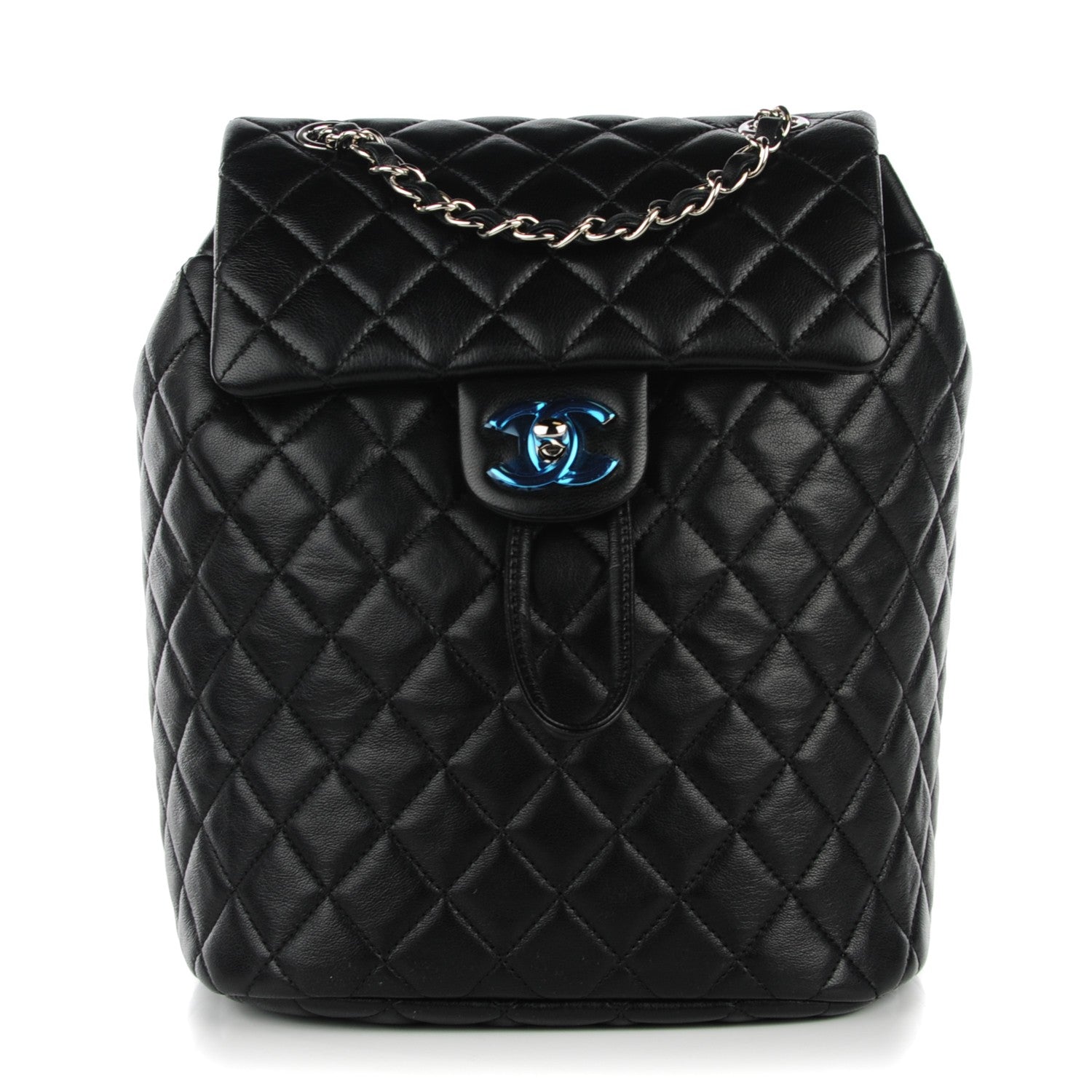 Chanel Lambskin Quilted Small Urban Spirit Backpack Black 1 of 8