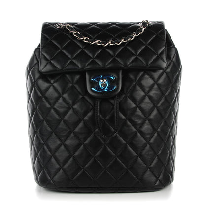 Chanel Lambskin Quilted Small Urban Spirit Backpack Black 1 of 8