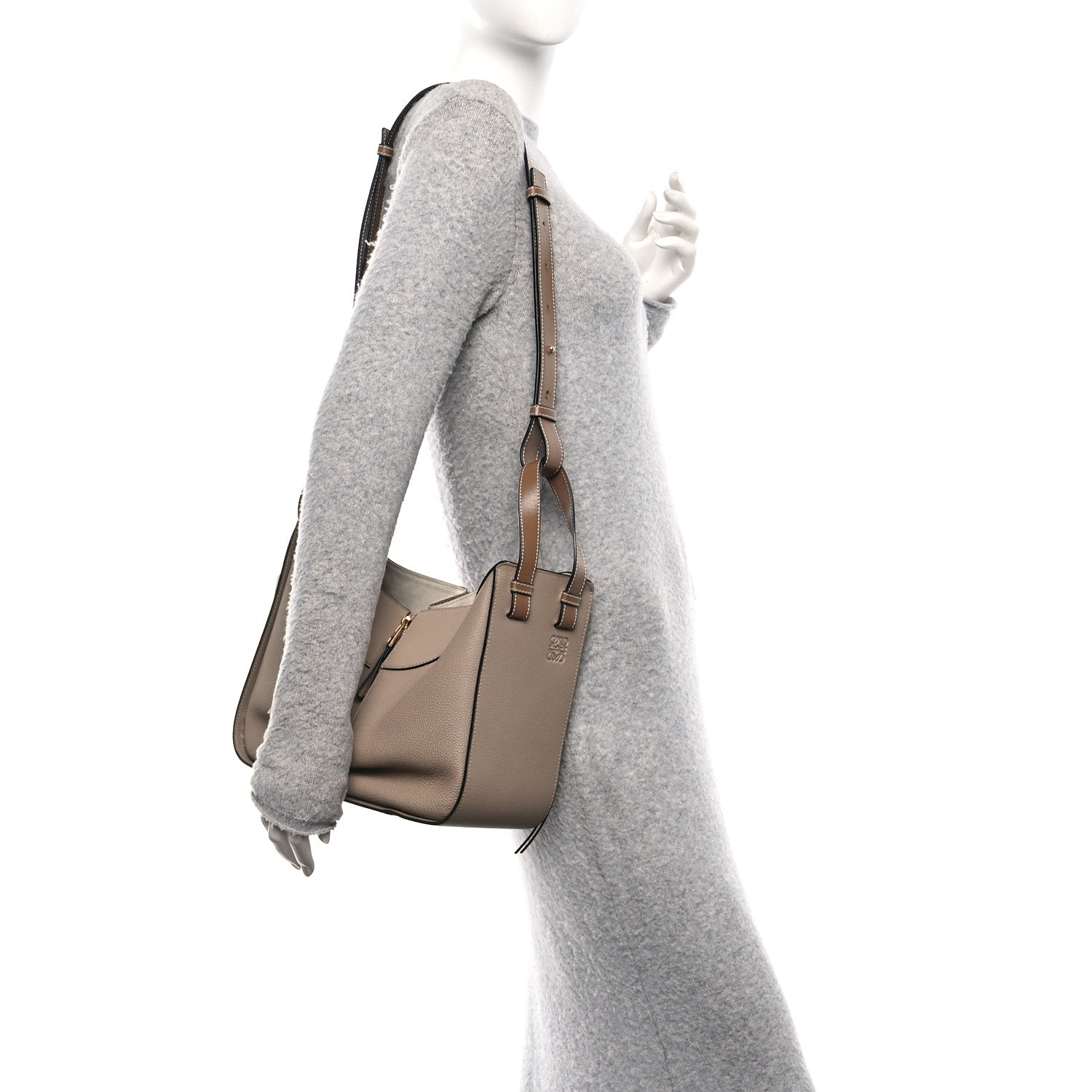 Loewe Calfskin Small Hammock Shoulder Bag Sand Mink 2 of 10