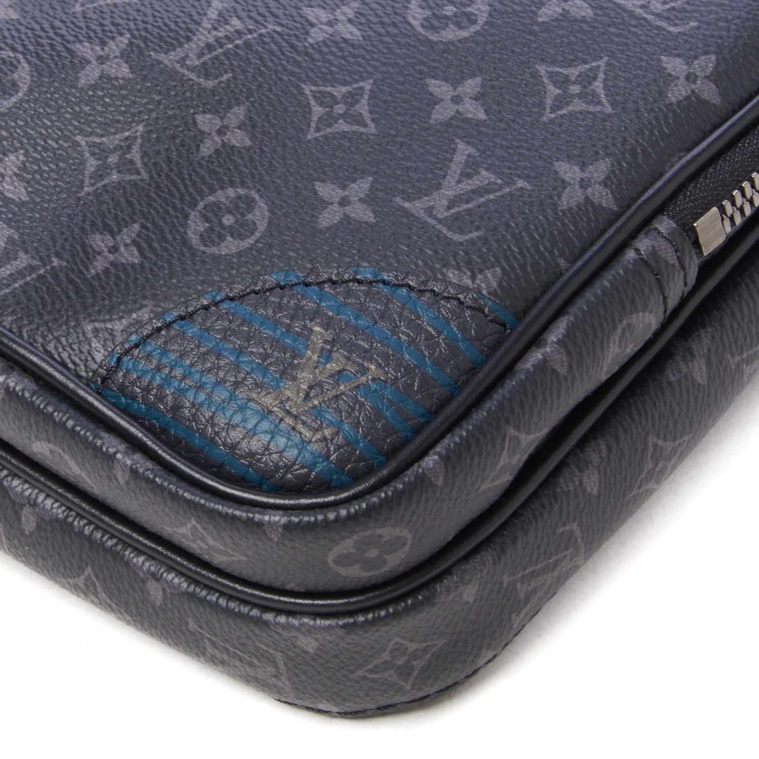 Louis Vuitton Monogram Eclipse Patchwork Amazone Sling Bag 4 of 8
