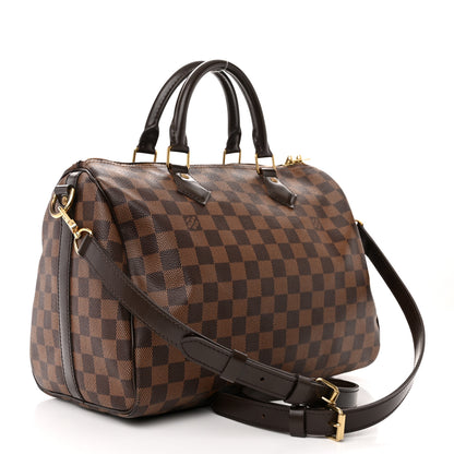 Louis Vuitton Damier Ebene Speedy Bandouliere 30 3 of 18