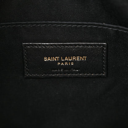 Saint Laurent Calfskin Matelasse Monogram Lou Camera Bag Dark Beige 6 of 11