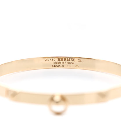 Hermes 18K Yellow Gold PM Collier De Chien Bracelet XL 4 of 5