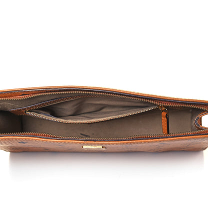 MCM Visetos Medium Zip Pouch Cognac 5 of 13