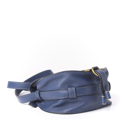 Chloe Calfskin Mini Marcie Round Crossbody Bag Royal Navy 4 of 11