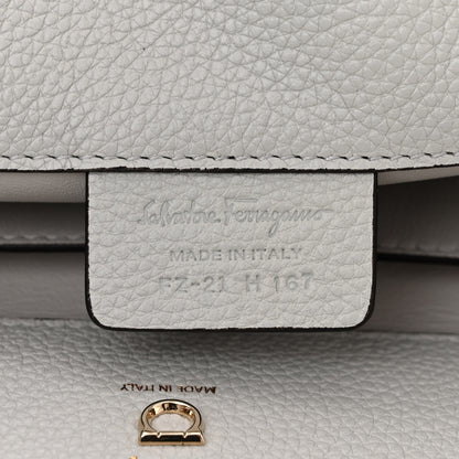 Salvatore Ferragamo Calfskin Large The Studio Bag Gull Grey 7 of 13