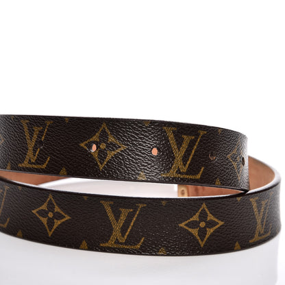 Louis Vuitton Monogram Ceinture Belt Gold Buckle 85 34 5 of 7