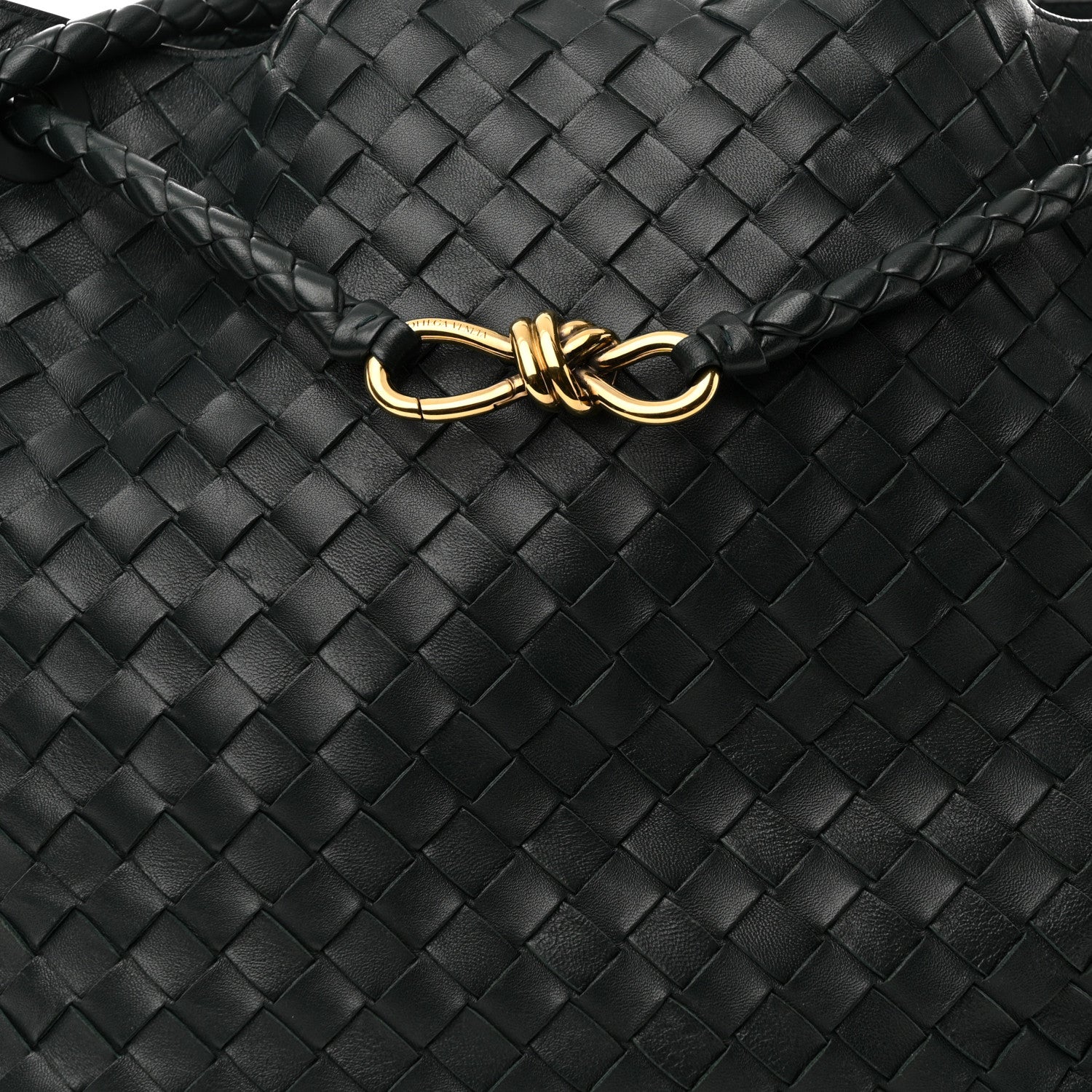 Bottega Veneta Nappa Intrecciato Large Andiamo Shoulder Bag Emerald Green 8 of 11