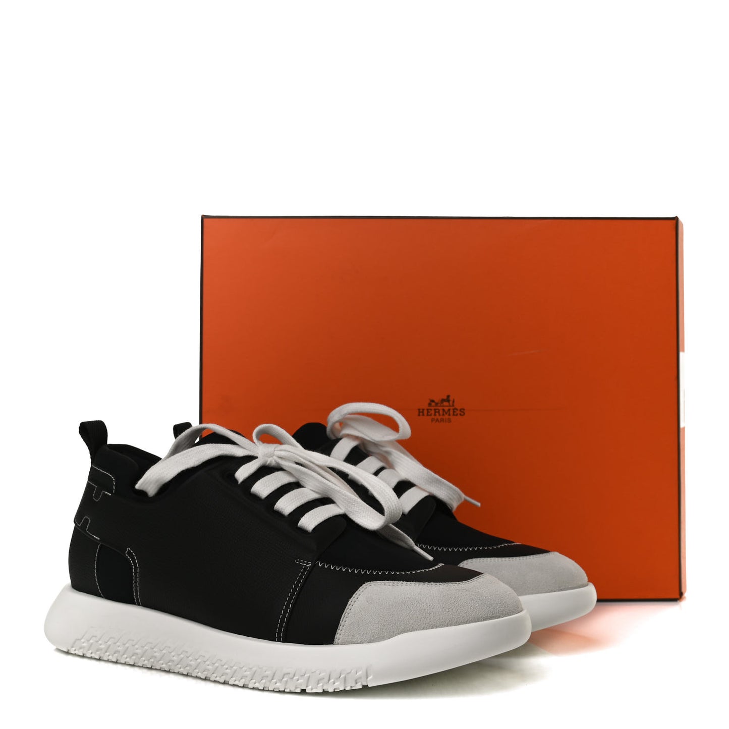 Epsom Technical Canvas Vitesse Sneakers 43.5 Black