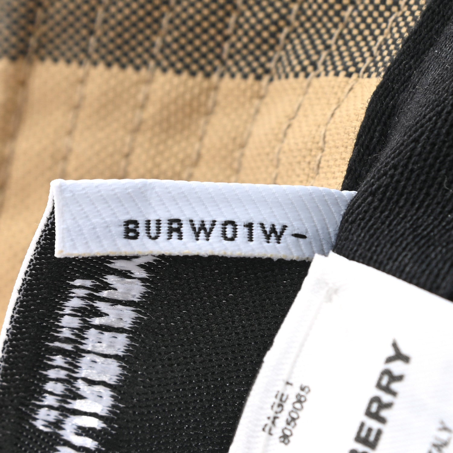 Burberry Technical Cotton Giant Check Bucket Hat L 10 of 10