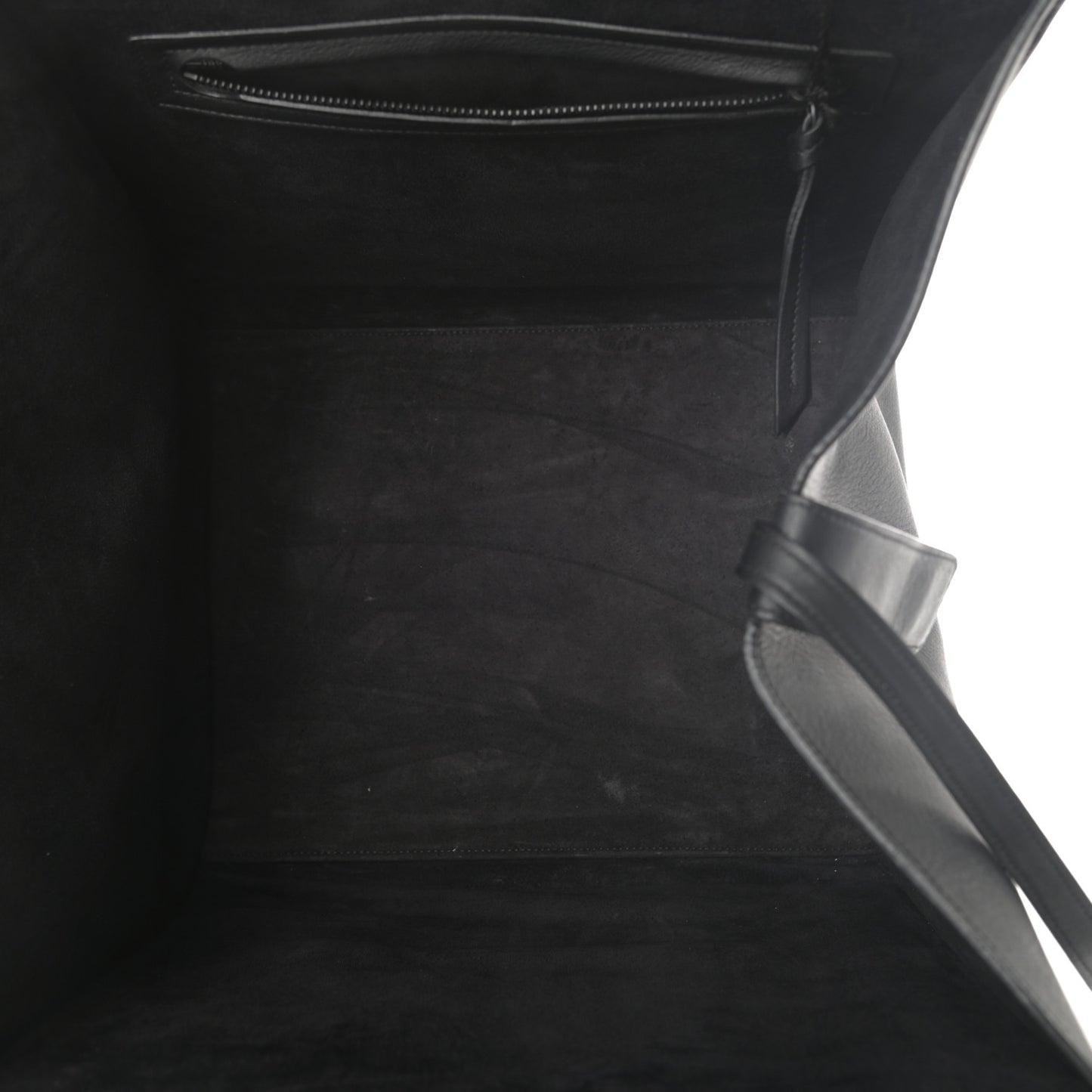 Supple Calfskin Medium Phantom Luggage Black