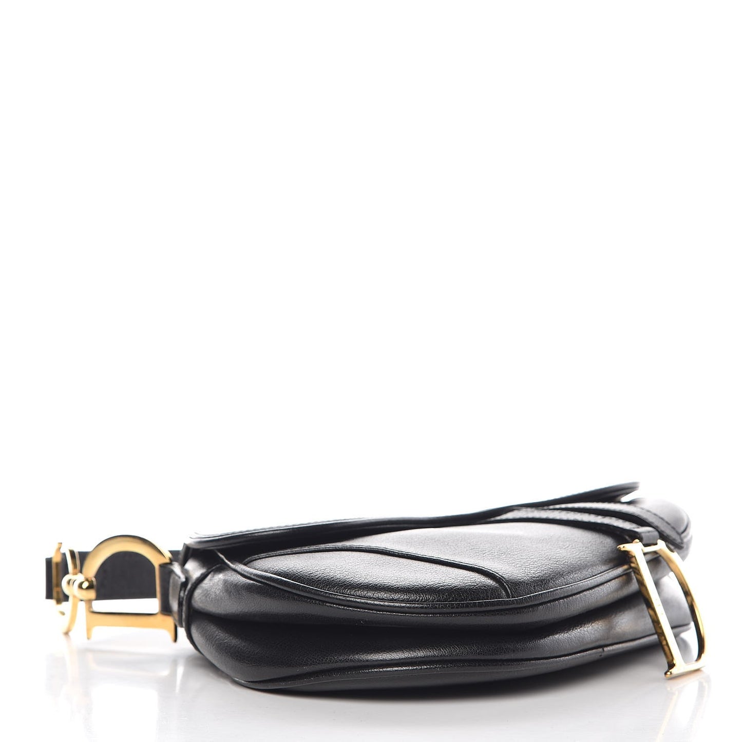 Calfskin Saddle Bag Black