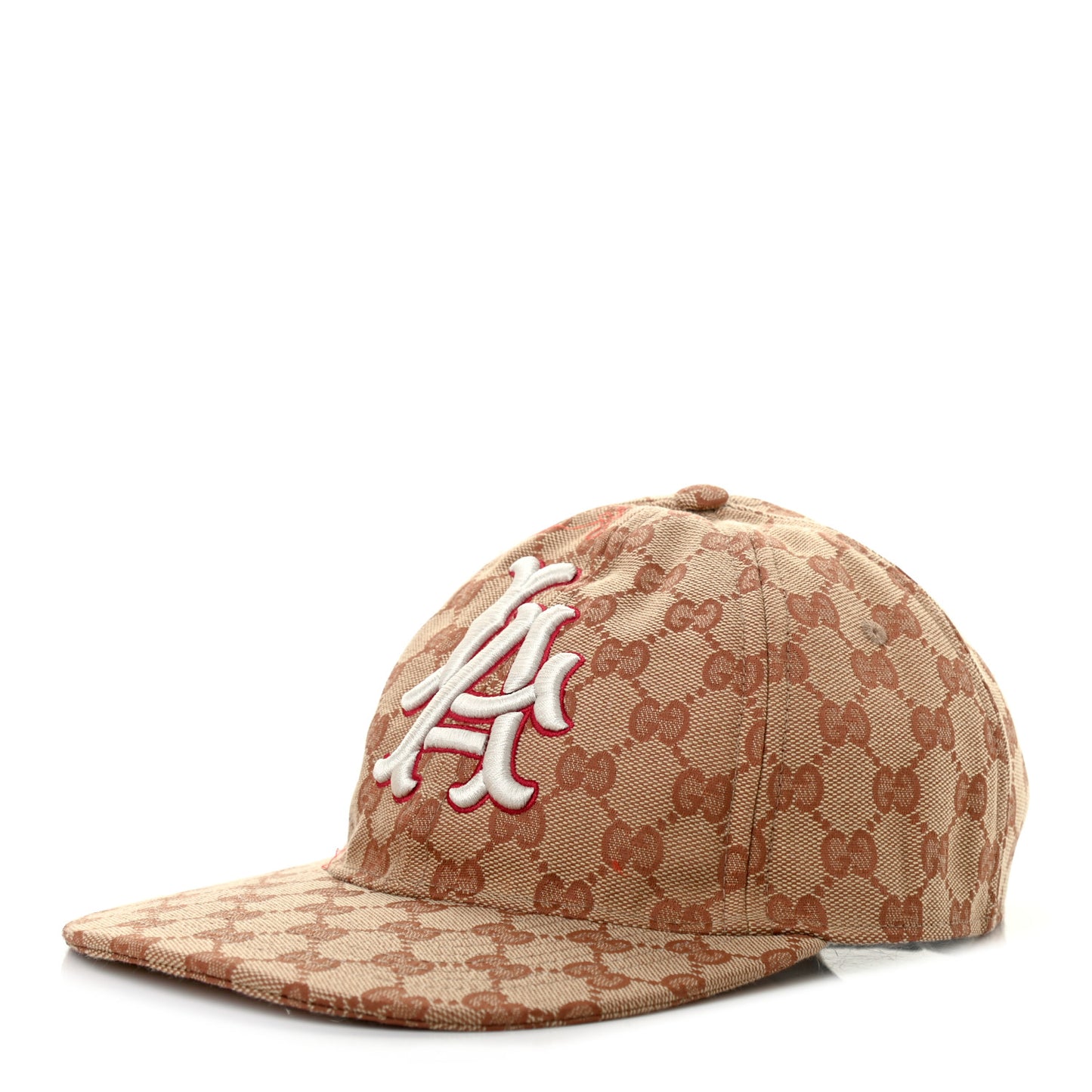 X MLB Monogram LA Dodgers Baseball Hat 57-61 Beige Ruggine
