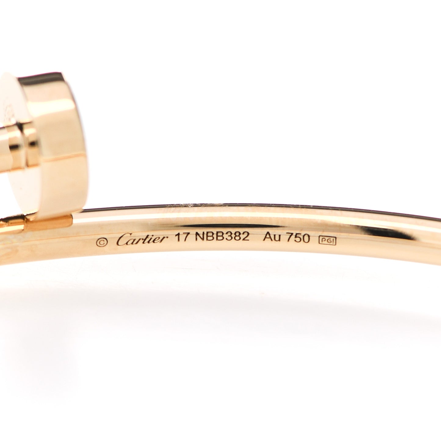 18K Yellow Gold Small Juste Un Clou Bracelet 17