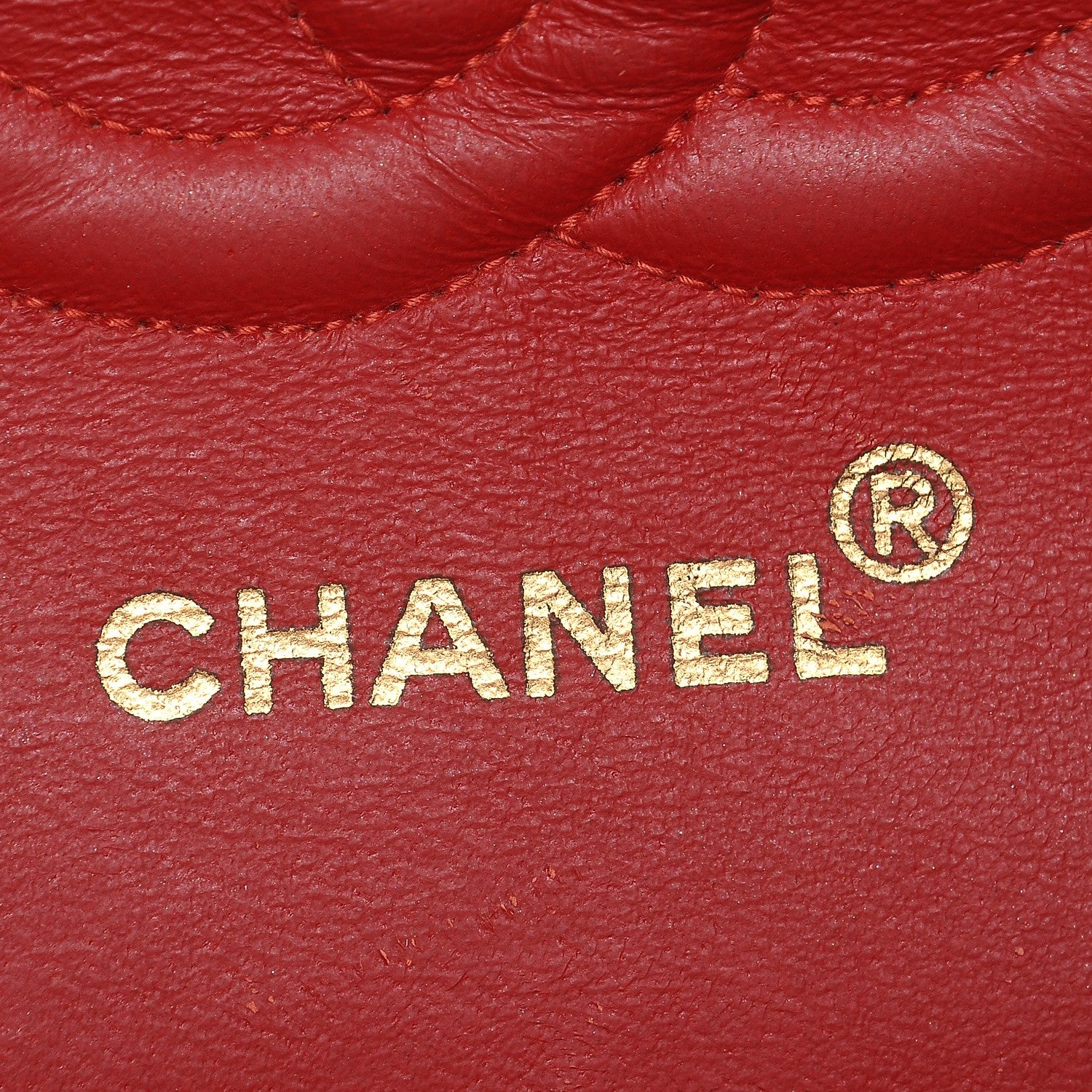Chanel Lambskin Quilted Medium Double Flap Red 6 of 8