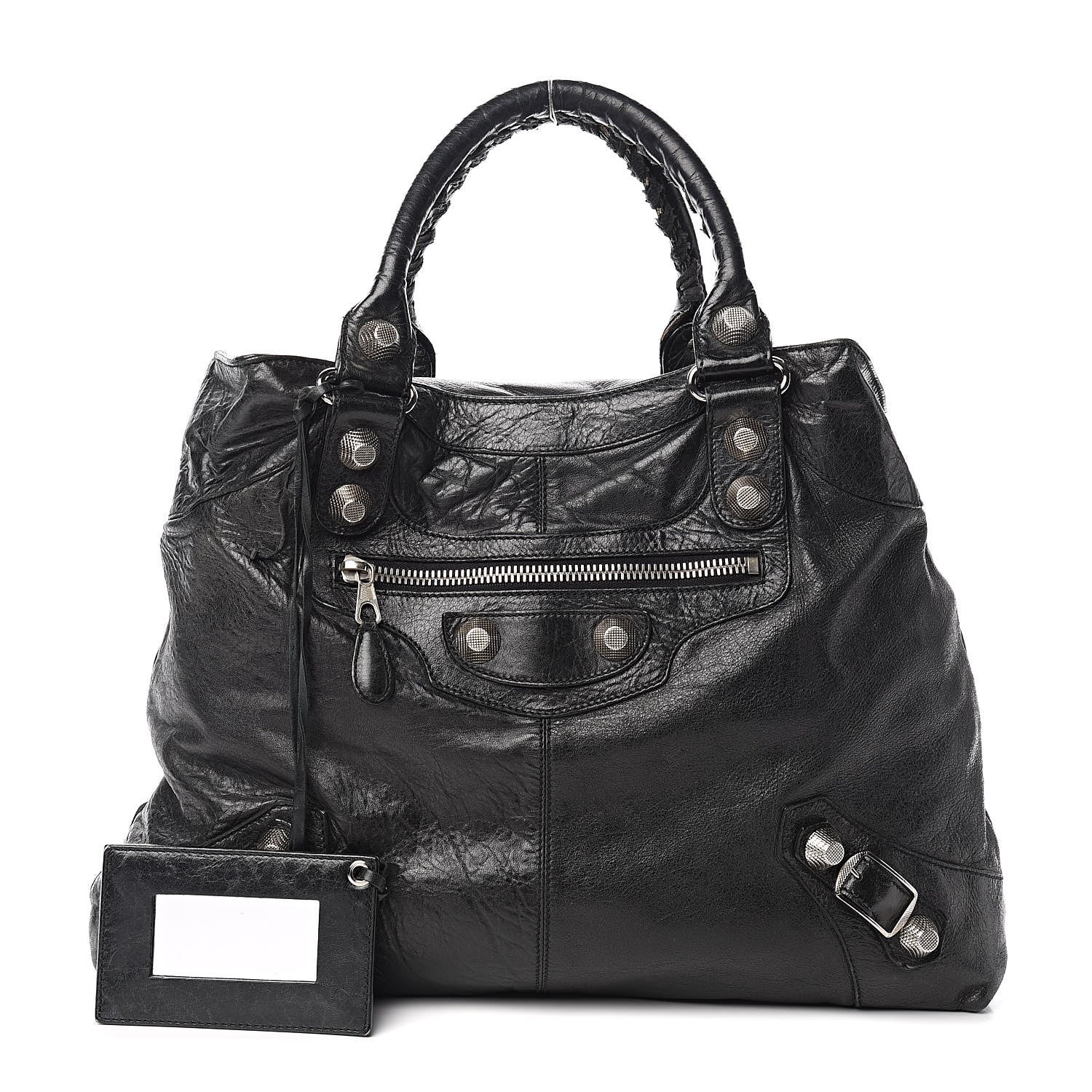 Balenciaga Agneau Giant 21 Silver Hardware Brief Black 1 of 17