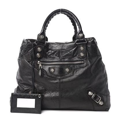 Balenciaga Agneau Giant 21 Silver Hardware Brief Black 1 of 17