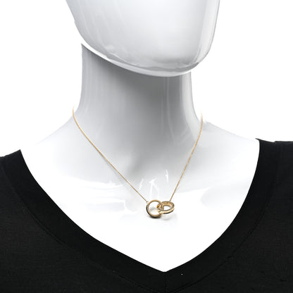 Tiffany 18K Yellow Gold 1837 Interlocking Circles Pendant Necklace 2 of 4
