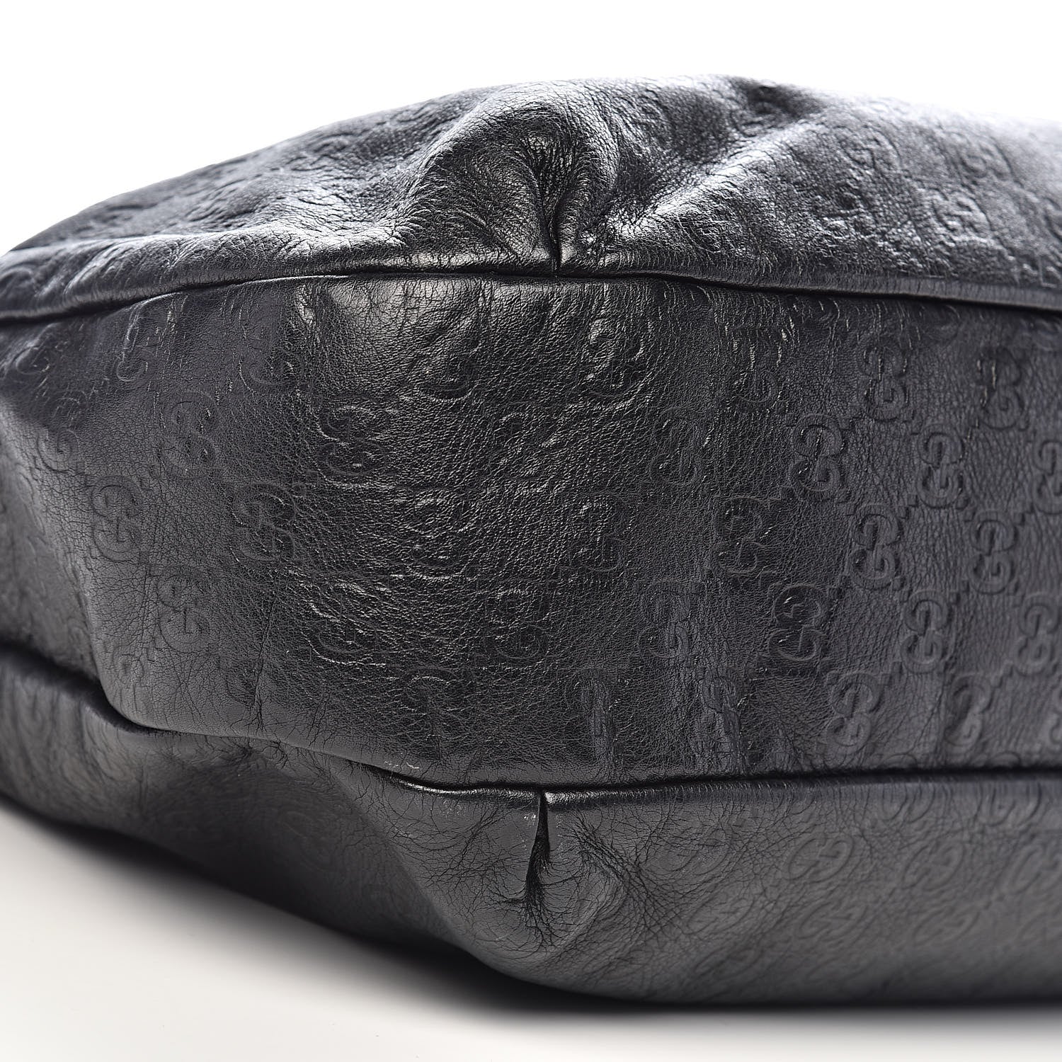 Gucci Guccissima Large New Ladies Web Hobo Black 13 of 20