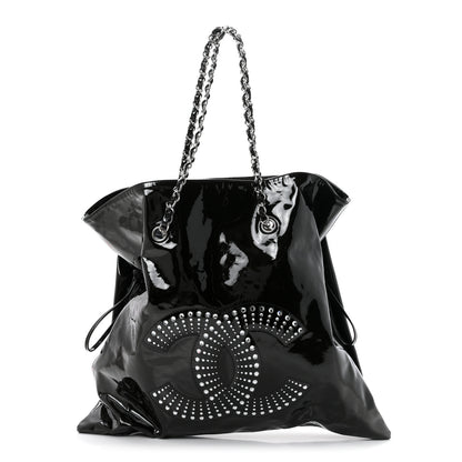 Chanel Patent Crystal Strass Bonbons Tote Black 1 of 10