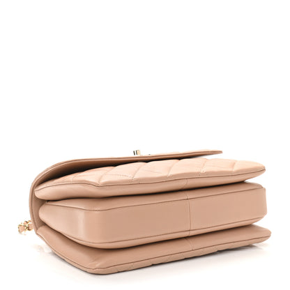 Chanel Lambskin Quilted Small Trendy CC Dual Handle Flap Bag Beige 4 of 10