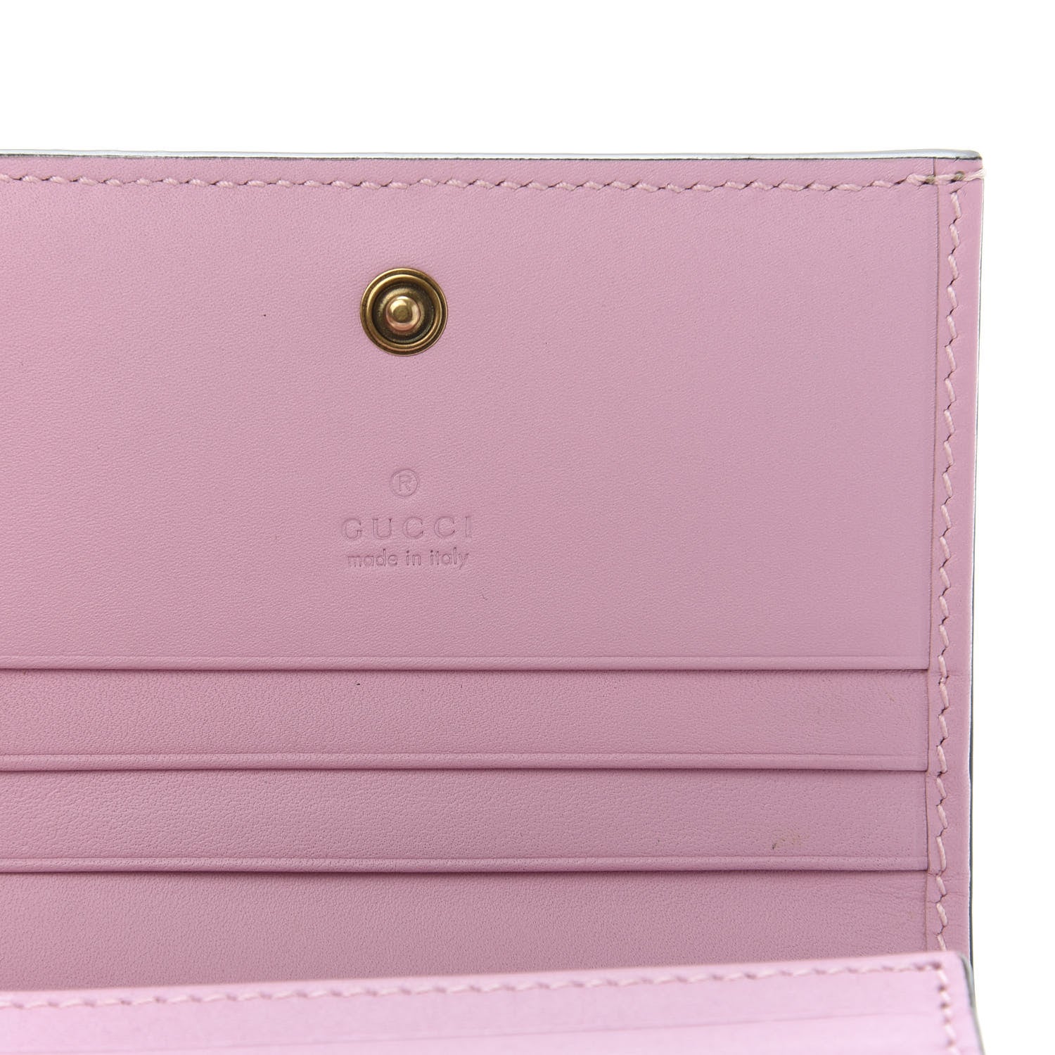 Gucci GG Supreme Monogram Strawberry Card Case 6 of 9