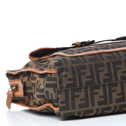 Fendi Zucca Pocket Shoulder Bag Tobacco 8 of 11