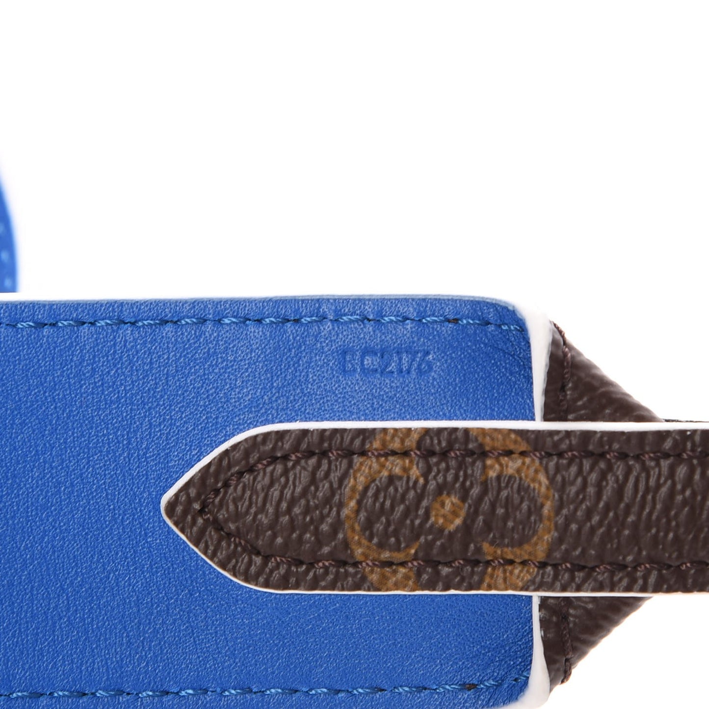 Monogram Bandouliere Shoulder Strap Blue