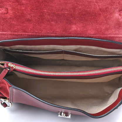 Chloe Calfskin Medium Faye Day Shoulder Bag Sienna Red 5 of 8