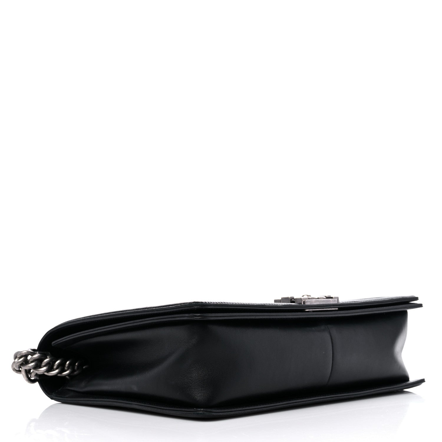 Chanel Lambskin Quilted Large Boy Flap Black 4 of 12