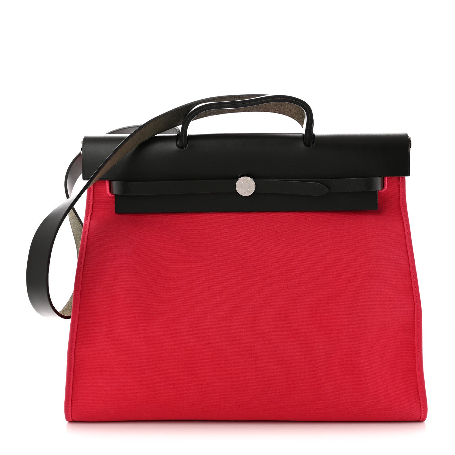 Hermes Vache Hunter Toile Herbag Zip 39 MM Rose Extreme Kaki 1 of 11