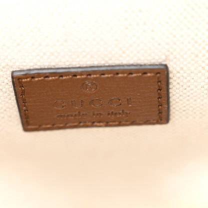 Gucci GG Supreme Monogram Azalea Calfskin Retro Interlocking G Multi-Function Bag Beige Ebony Brown Sugar 7 of 11