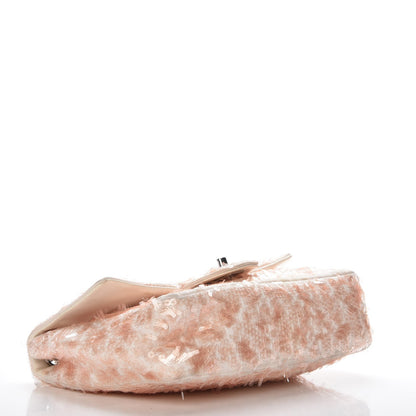 Chanel Sequin Paillette Small Flap Light Pink 4 of 18