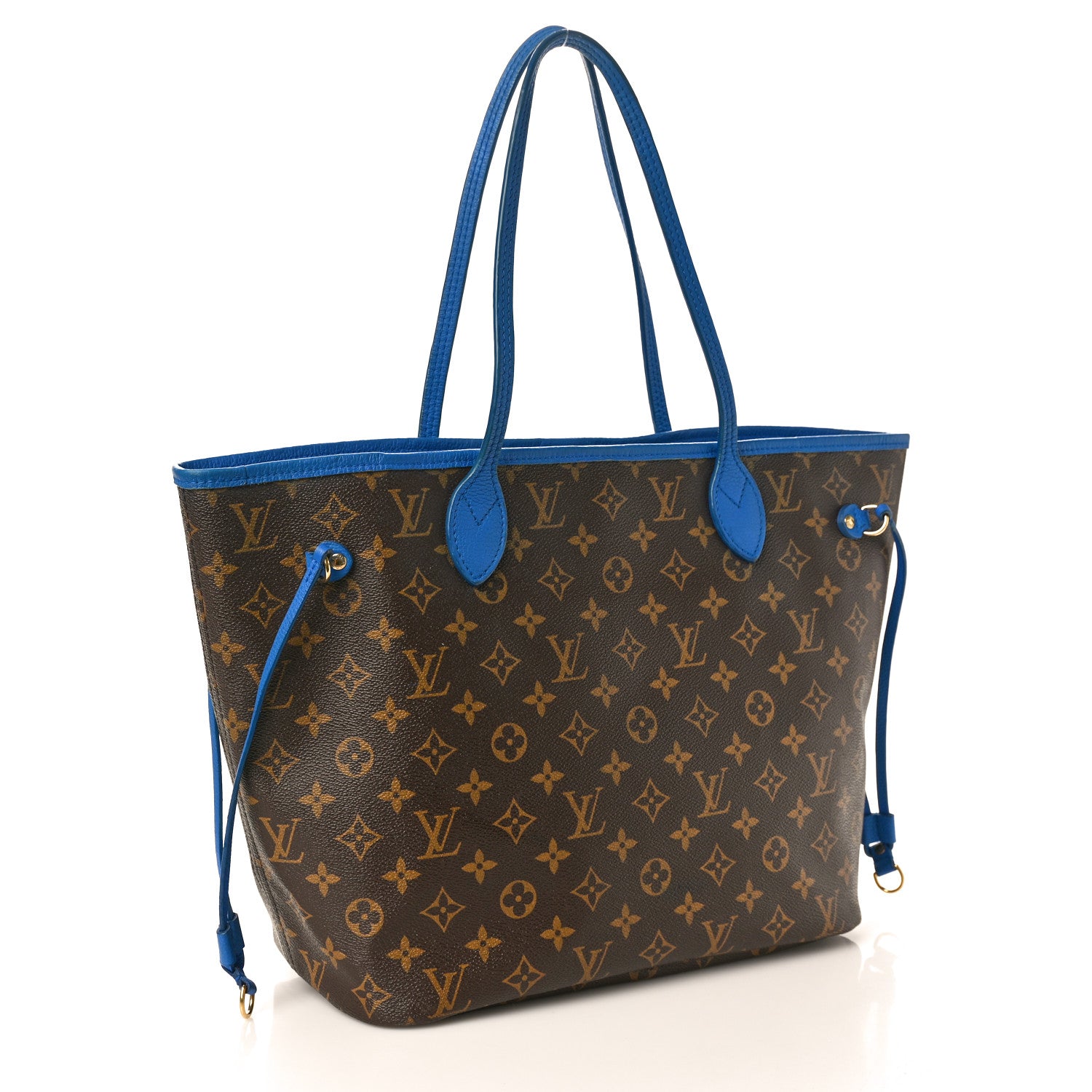 Louis Vuitton Monogram Articles de Voyage Ikat Neverfull MM Grand Blue 3 of 13