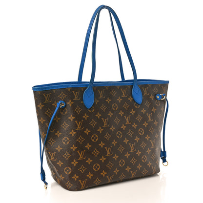 Louis Vuitton Monogram Articles de Voyage Ikat Neverfull MM Grand Blue 3 of 13