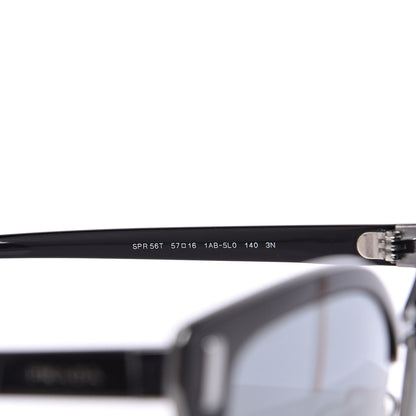 Prada Cat Eye Sunglasses SPR56T Black 5 of 7