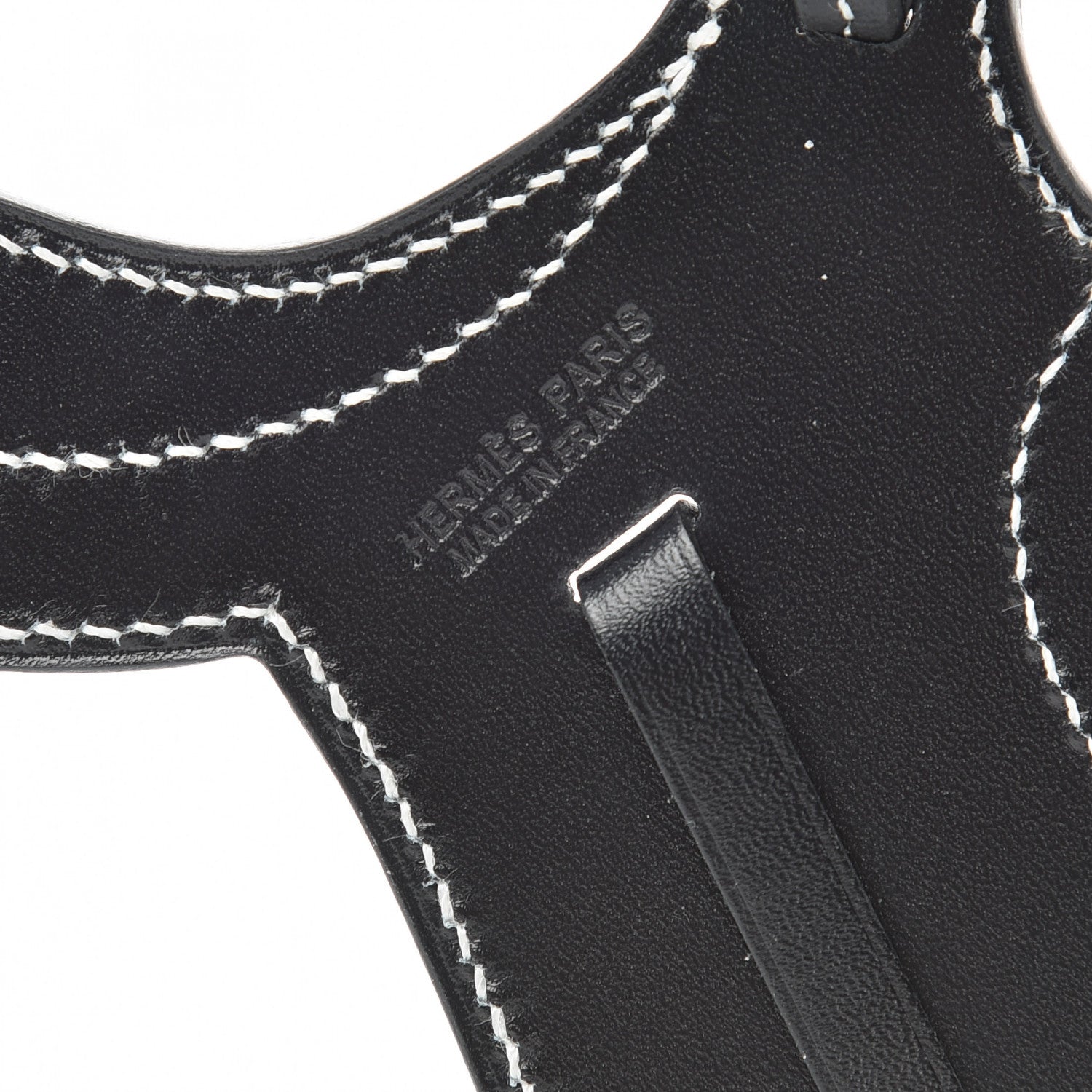 Hermes Box Paddock Selle Horse Saddle Bag Charm Black 3 of 3
