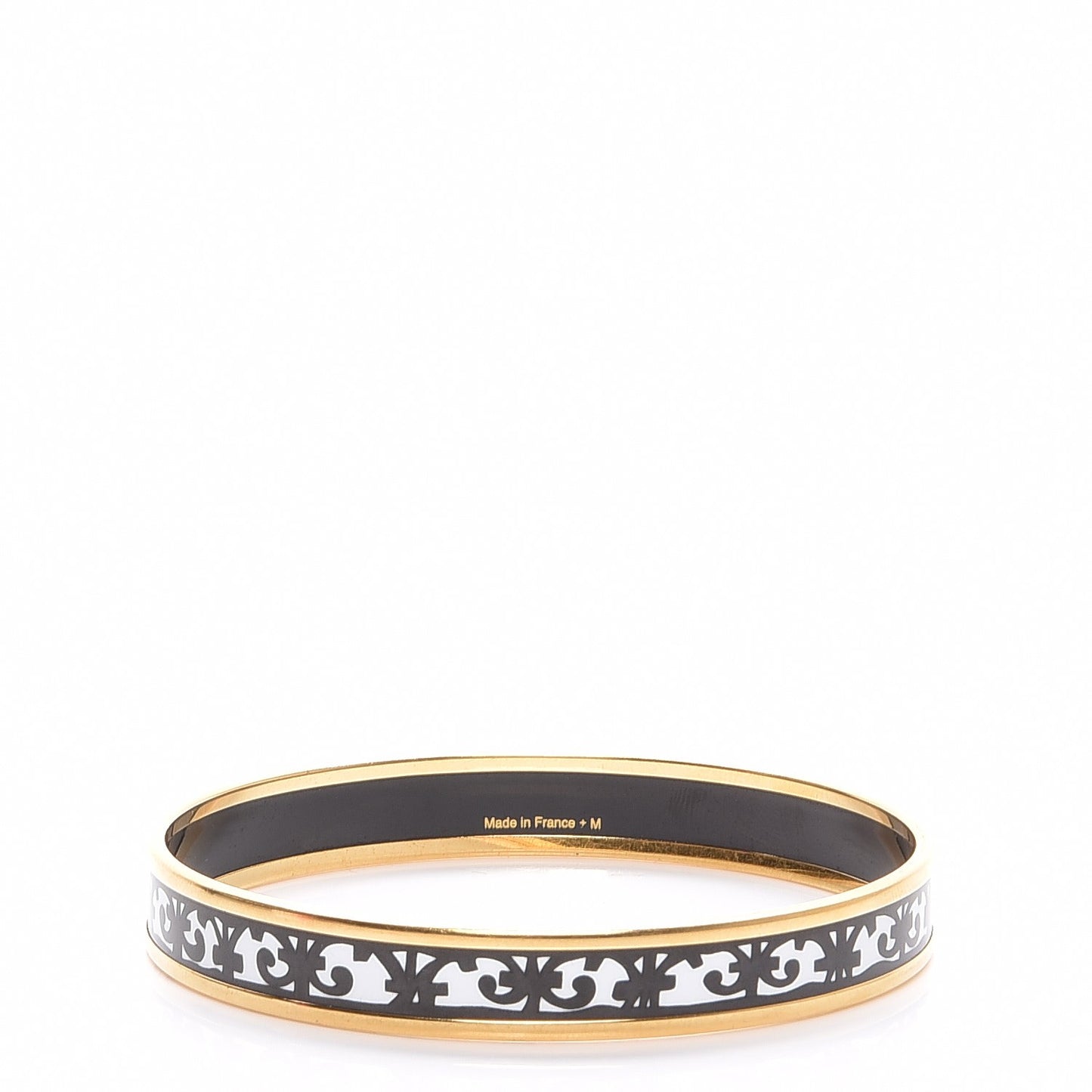 Enamel Printed Narrow Balcons Du Guadalquivir Bracelet 70 Black