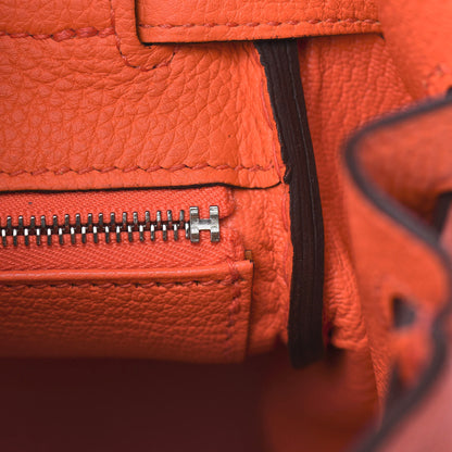 Hermes Togo Kelly Retourne 28 Poppy Orange 12 of 34