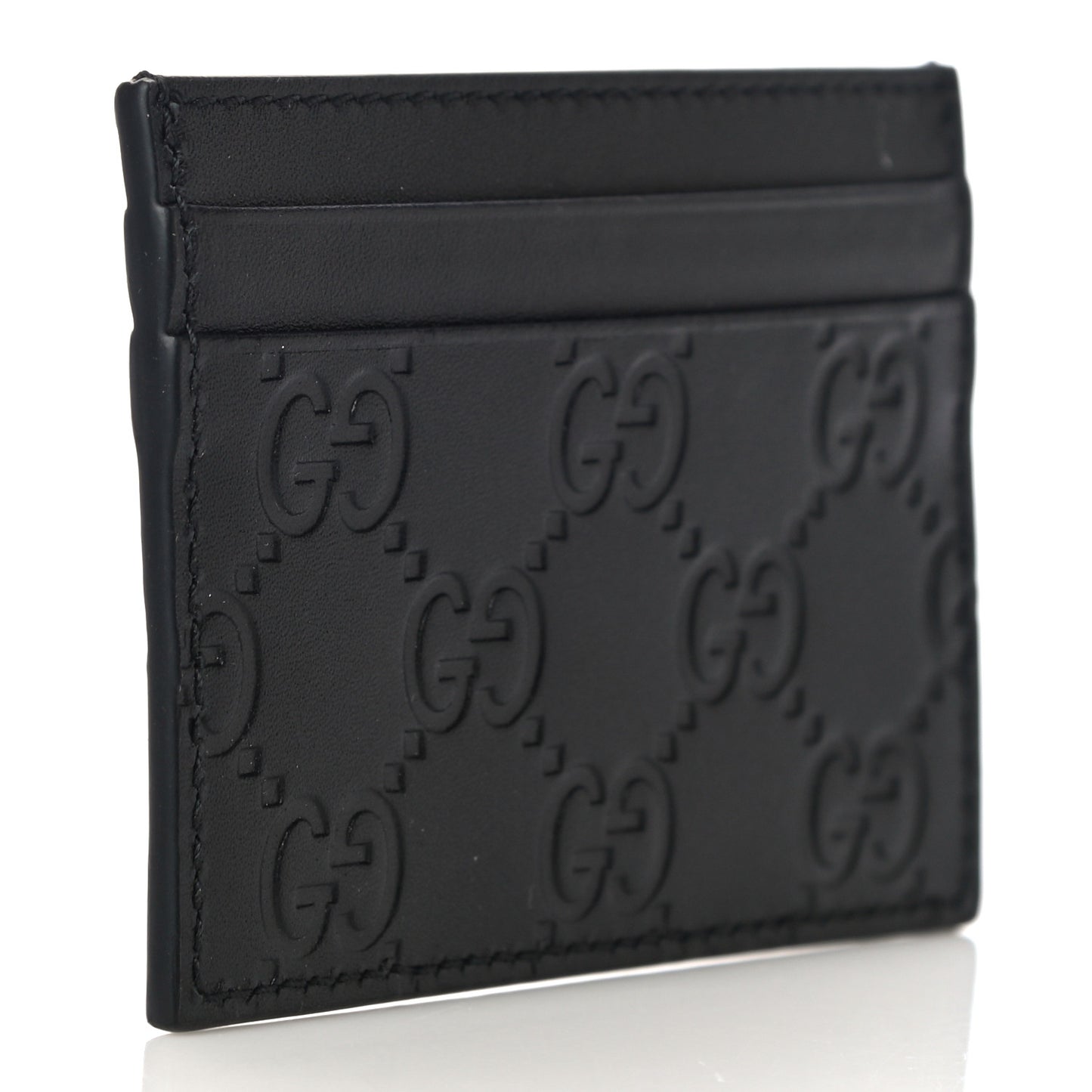 Guccissima Card Holder Black