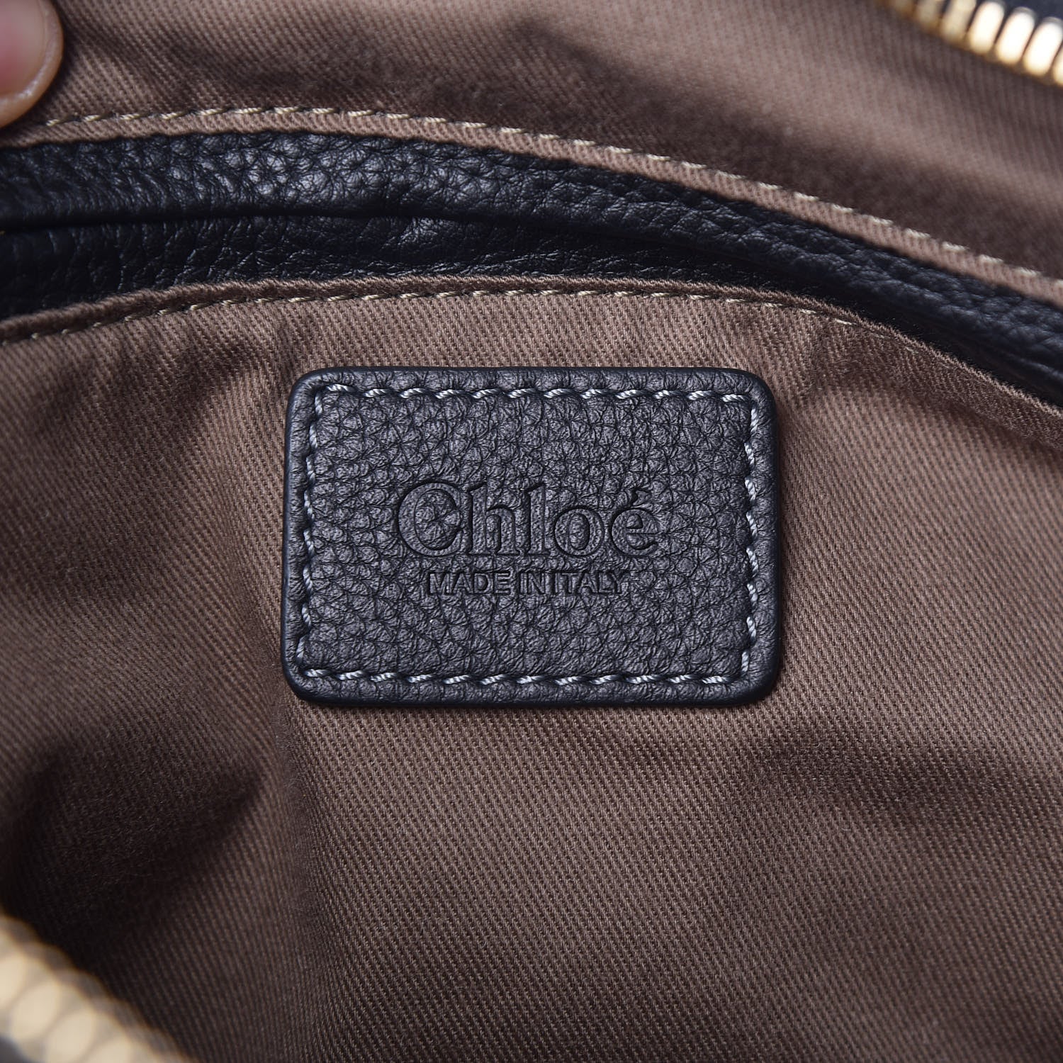 Chloe Calfskin Large Marcie Satchel Black 6 of 10