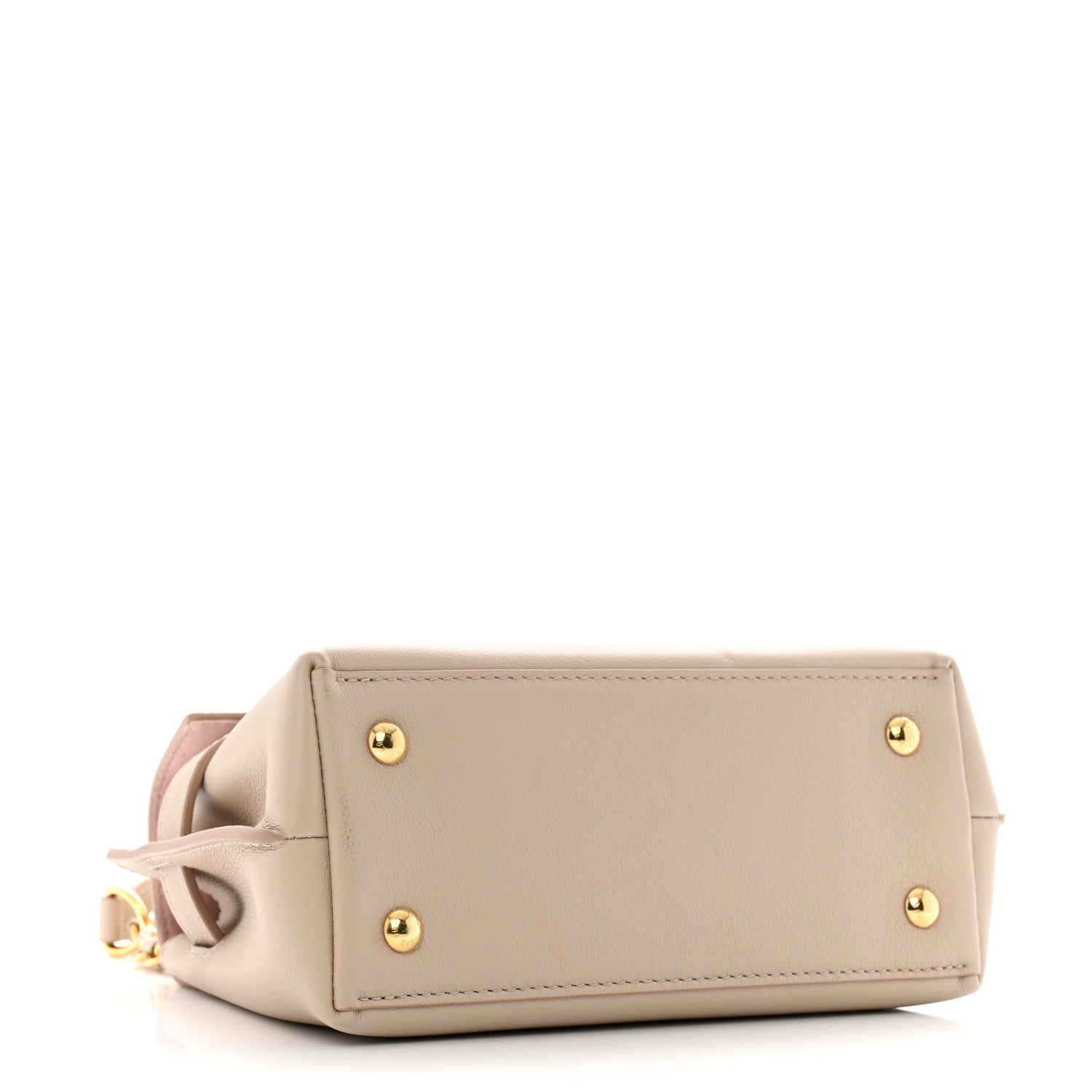Louis Vuitton Soft Calfskin Mini Lockme Ever Greige 4 of 13