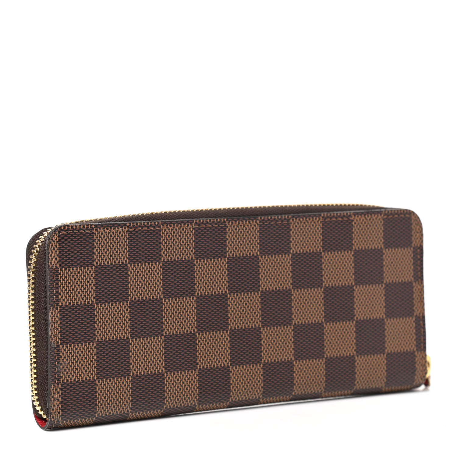 Louis Vuitton Damier Ebene Clemence Wallet Cherry 3 of 7