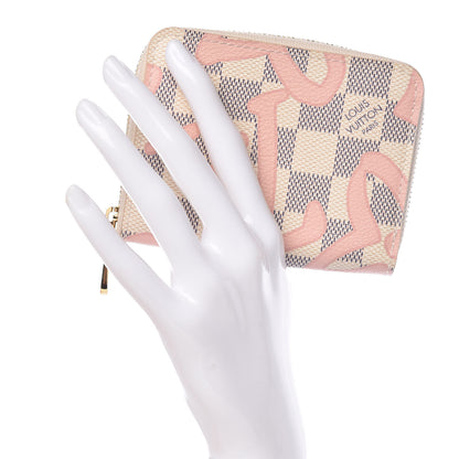 Louis Vuitton Damier Azur Tahitienne Zippy Coin Purse 2 of 10